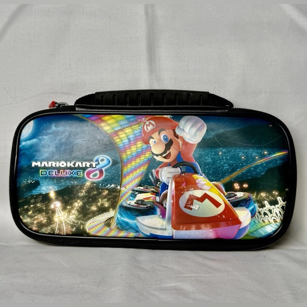 Nintendo Switch Mario Kart 8 Deluxe Carrying Case Protective Travel 11"
